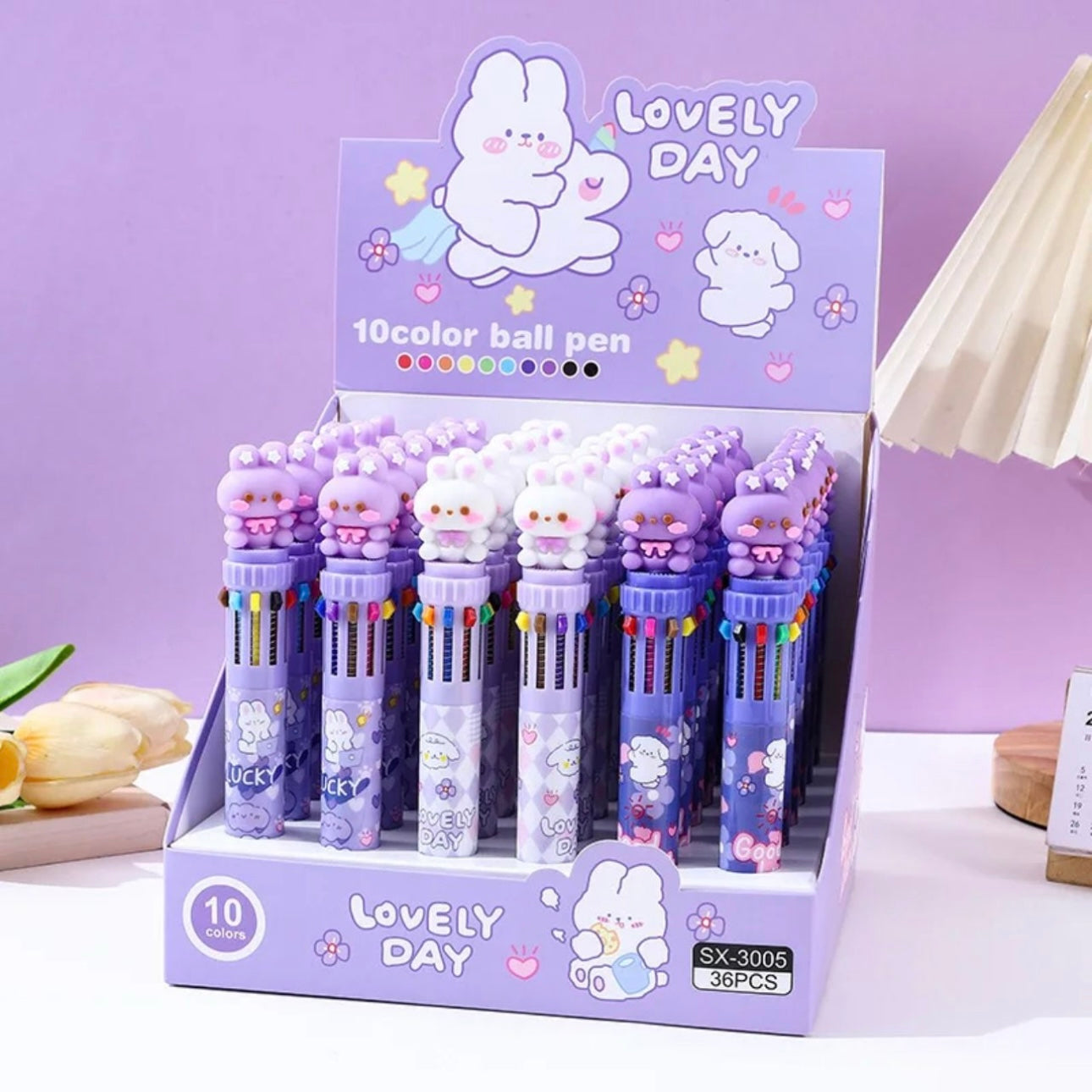 Lovely Bunny 10 in 1 Pen