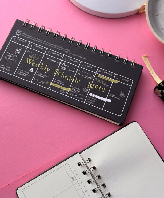 Weekly Schedule Note