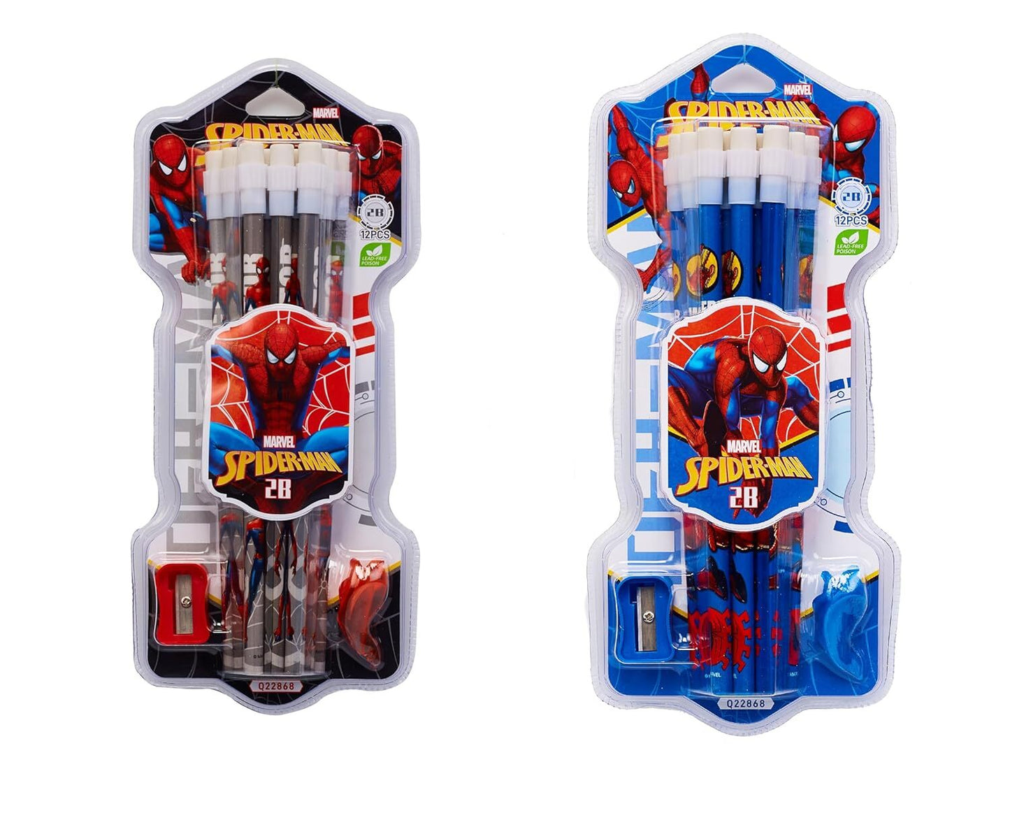 Spiderman Pencil Set