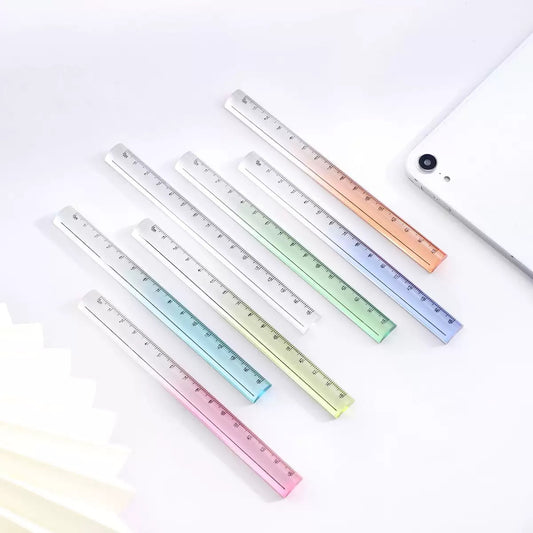 Glass Curved Crystal Ruler