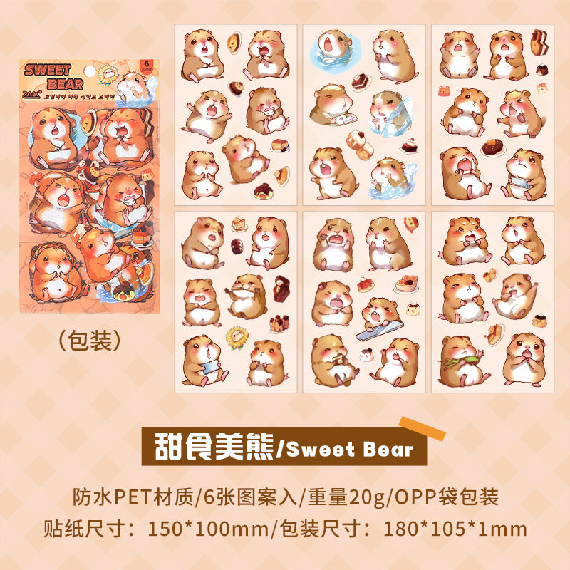 Kawaii Animal Deco Stickers