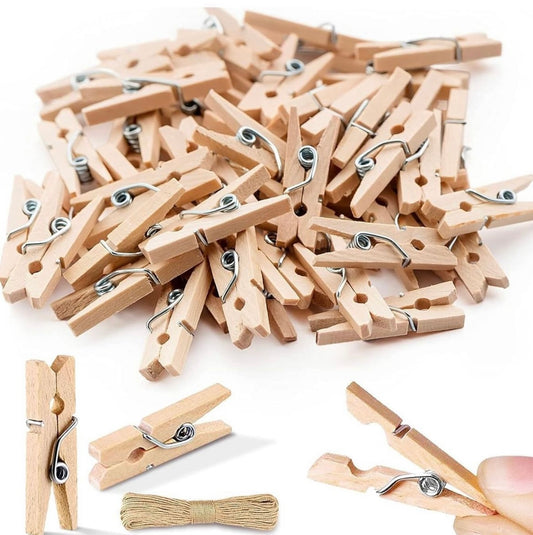 Wooden Clip 10 Pcs Pack