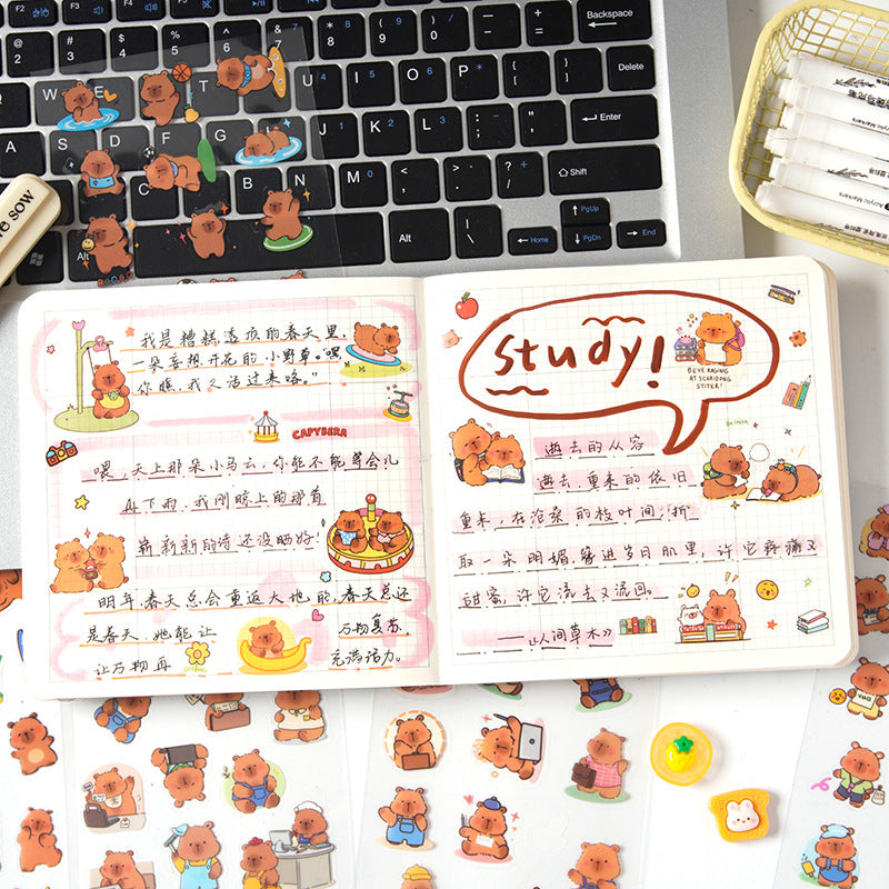 Capybara Deco Stickers