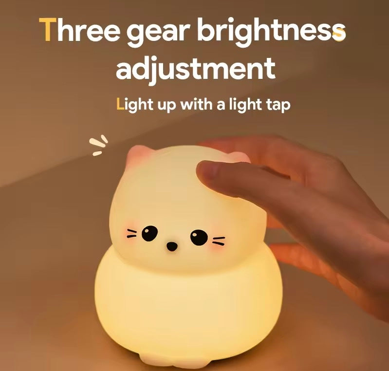 Cat Silicone Lamp