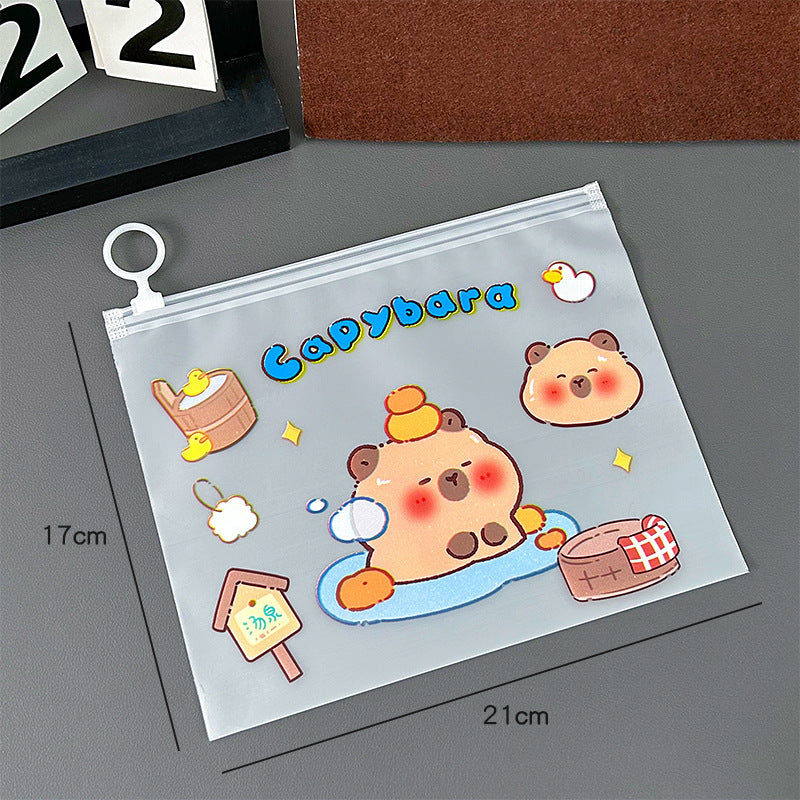 Capybara A4 Zip Folder