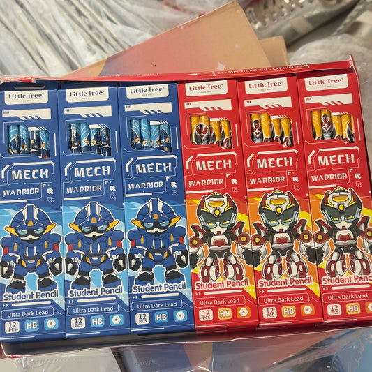 Mech Warrior Pencil Set