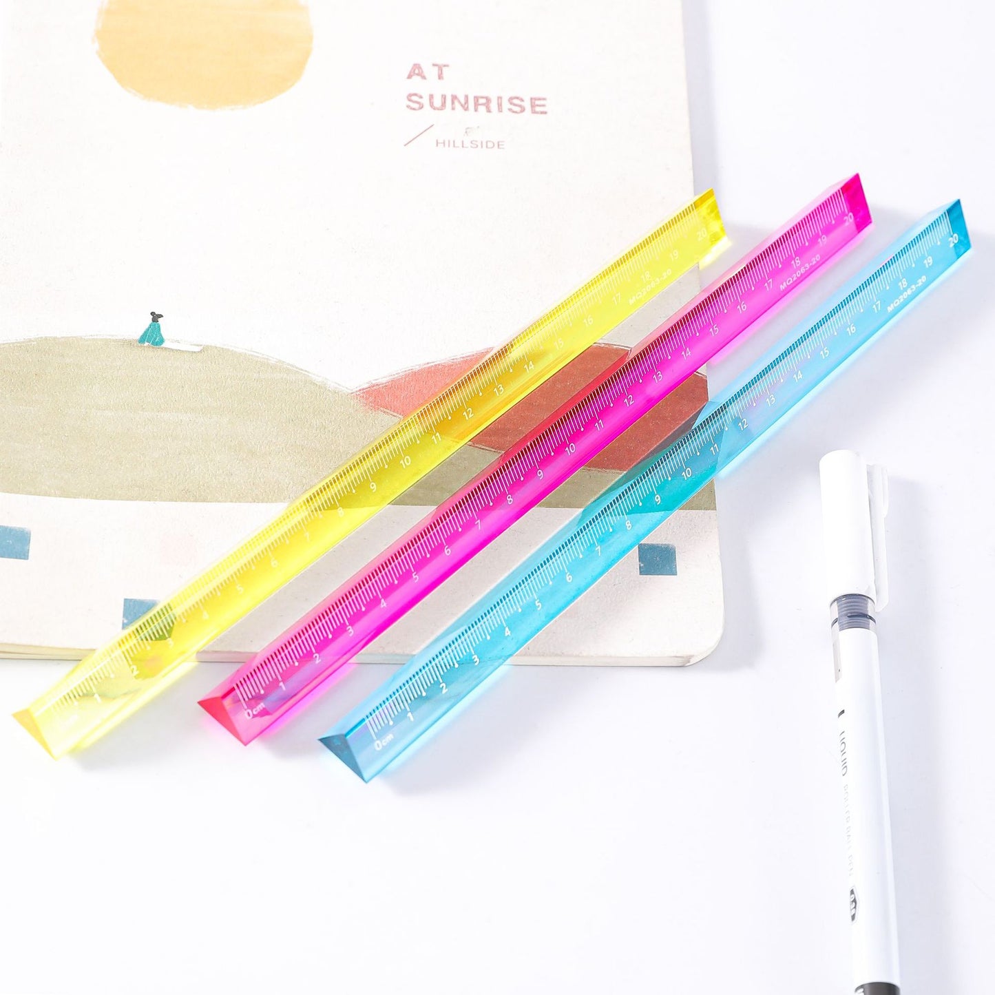 Triangle Crystal Ruler