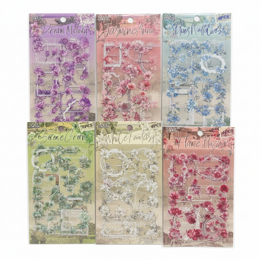 Floral Garlands Deco Sticker