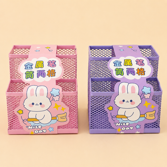 Bunny Mesh Pen Holder