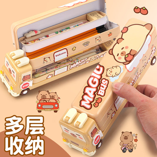 Capybara Bus Pencil box