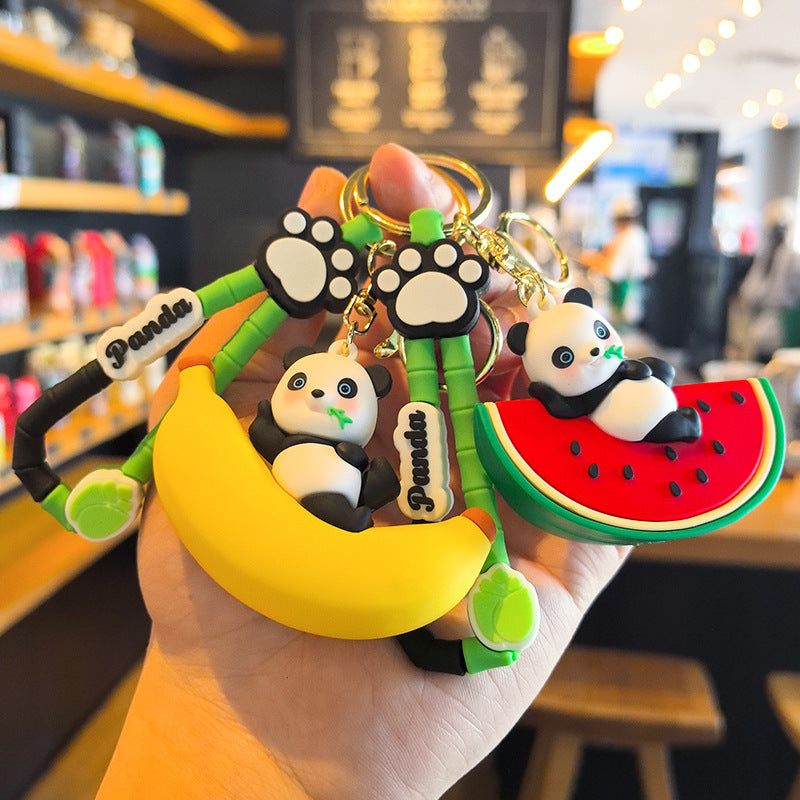 Fruit Panda Keychain