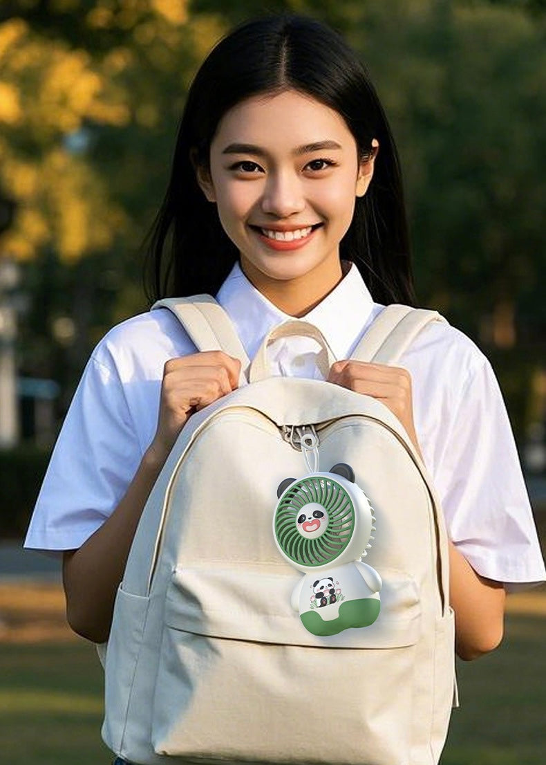 Panda Mini Keychain Fan