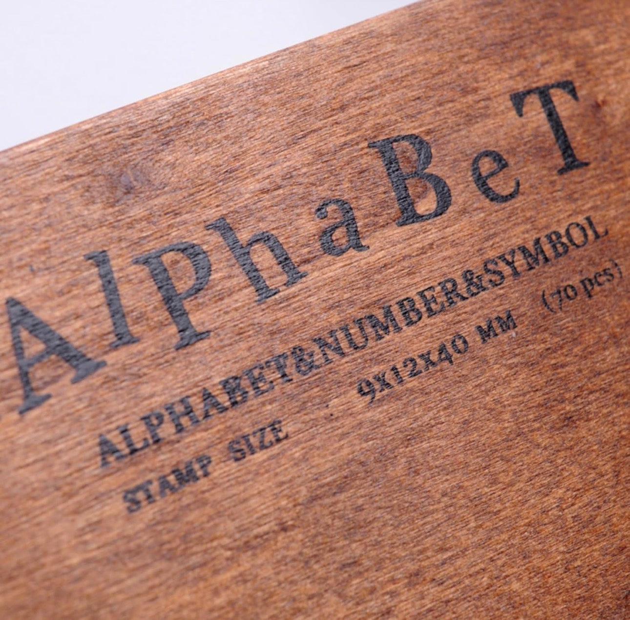 Alphabet Wooden Stamp