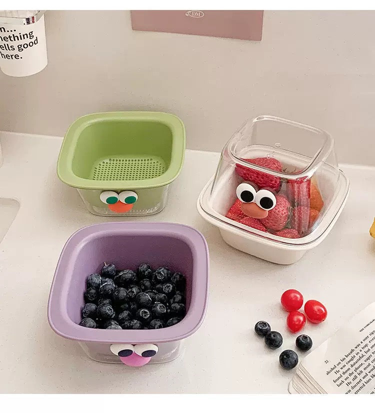 Kawaii Fruit Wash Basket