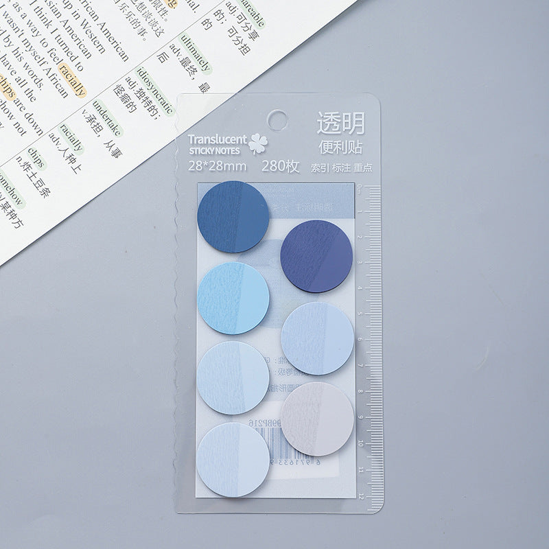Morandi Transparent Sticky Note