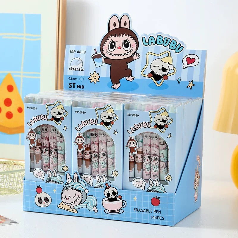 Labubu Erasable Pen Set (12pcs)