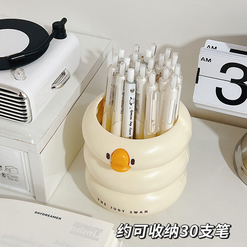 Kawaii Duck Pen Holder