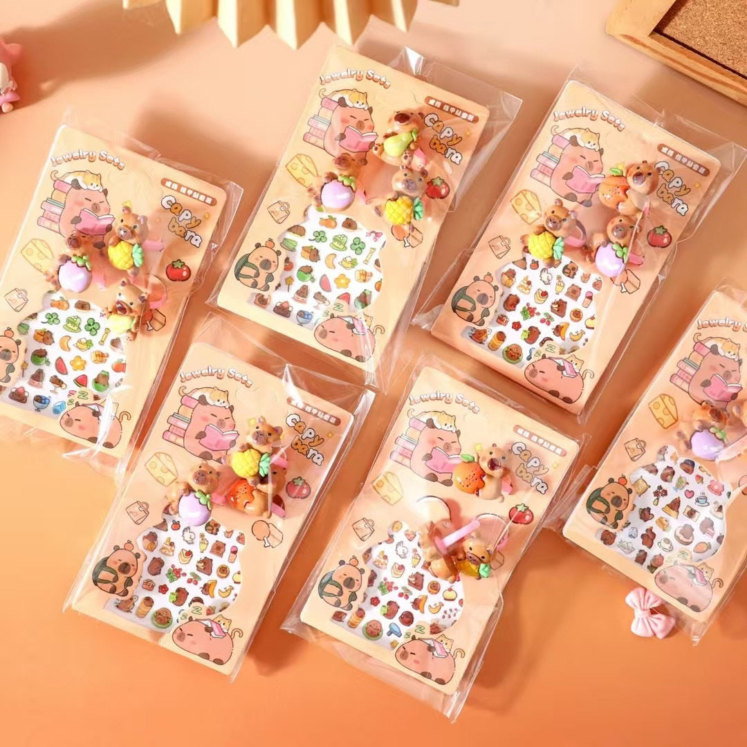 Capybara Nail Stickers
