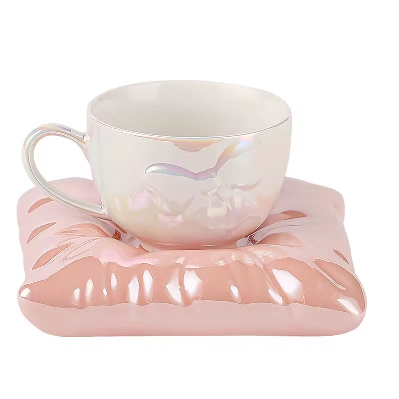Pinteresty Bow Pillow Mug With Soccer