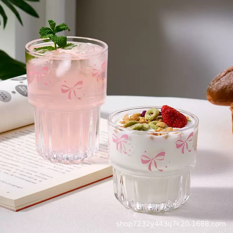 Pinteresty Bow Mini Glass Cup