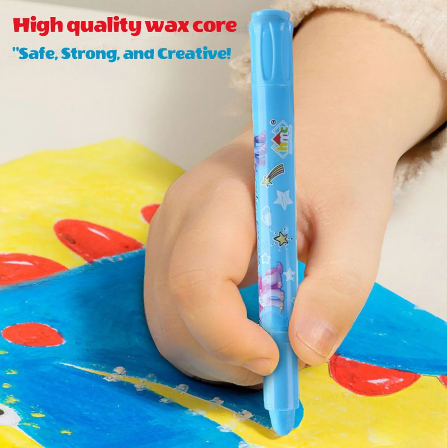 Washable Crayon 24 Pcs Set