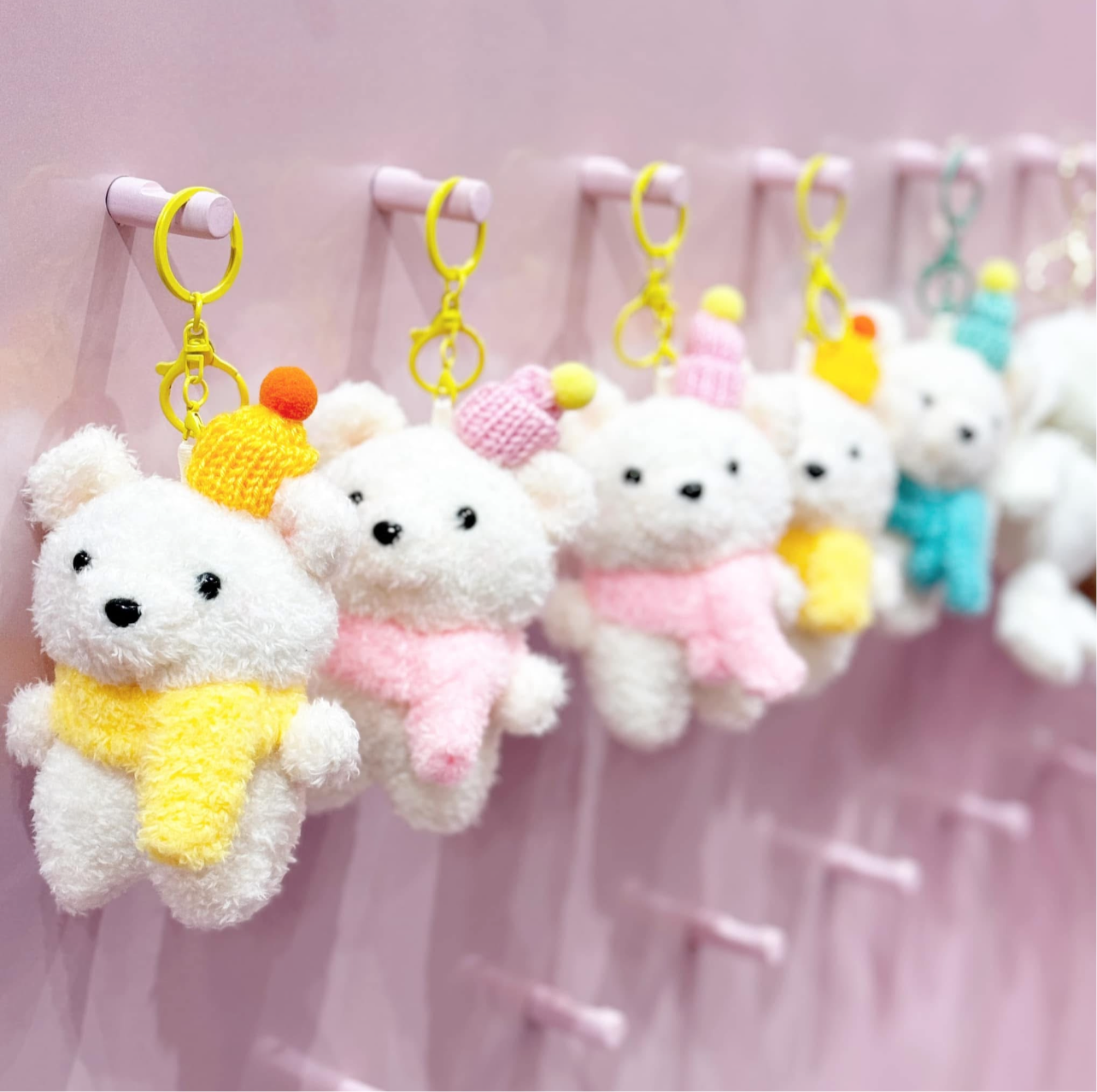 Teddy Plush Keychain