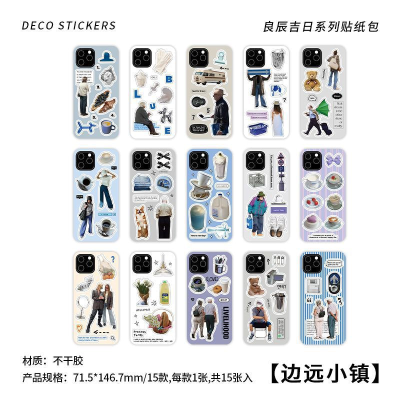 Phone Case Deco Journaling Stickers