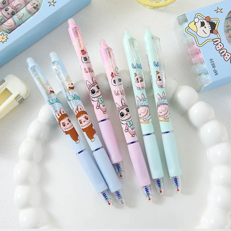 Labubu Erasable Pen Set (12pcs)