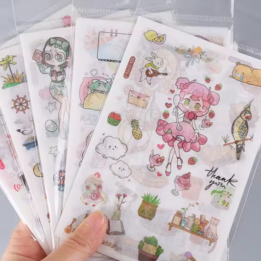 Kawaii Butter Sticker Set