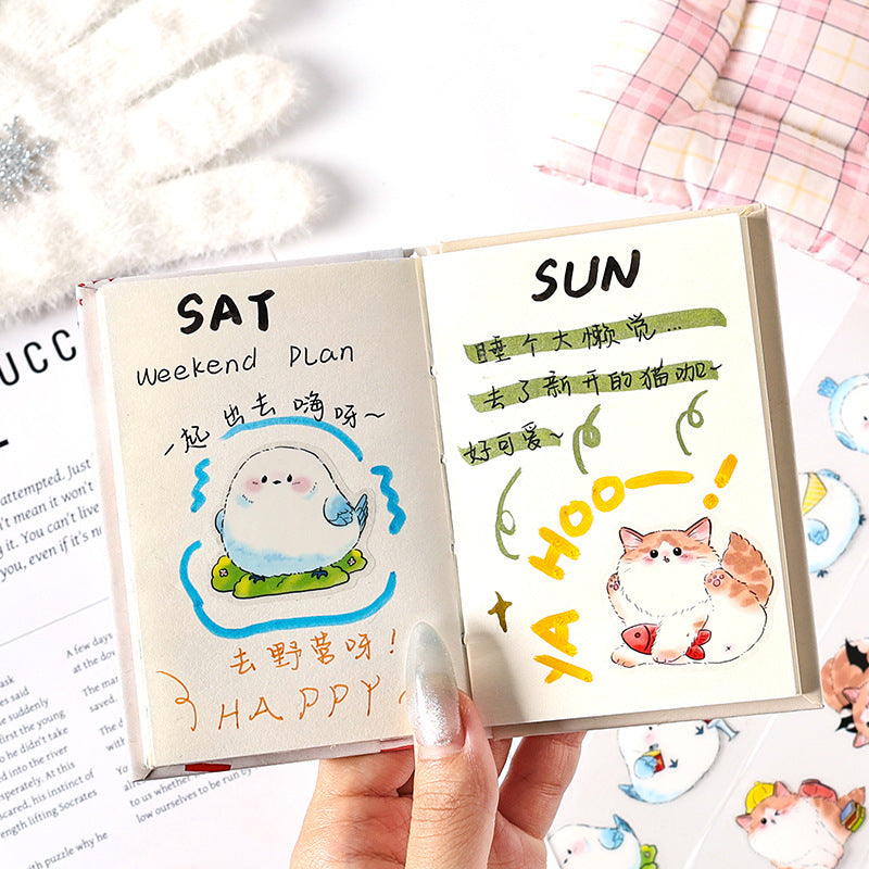 Cute Pet Washitape Roll Set 6 PCs