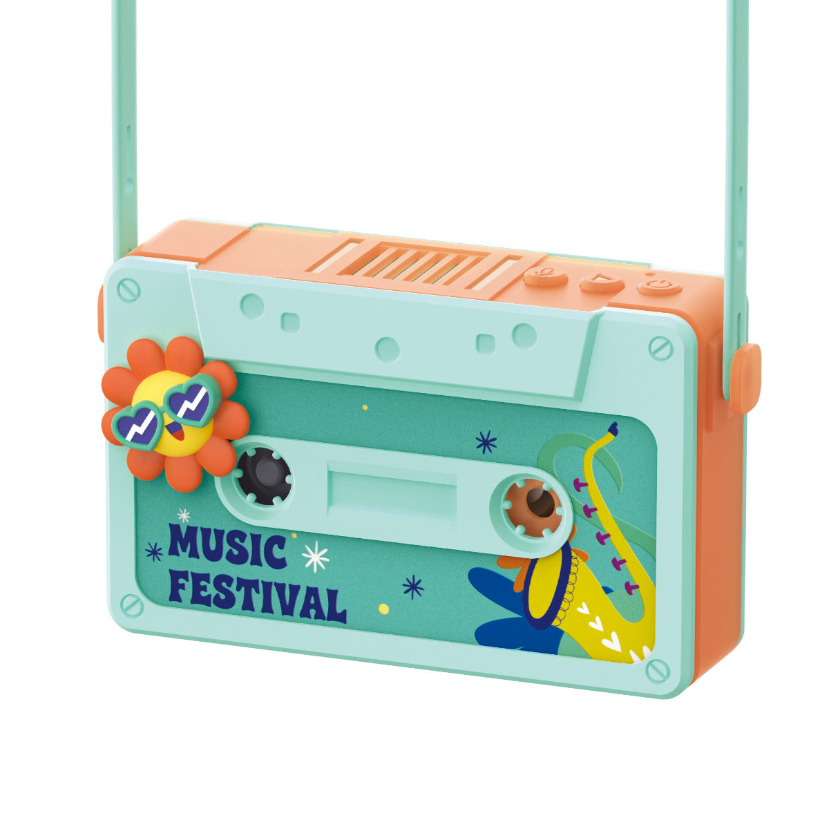 Mini fan with record player