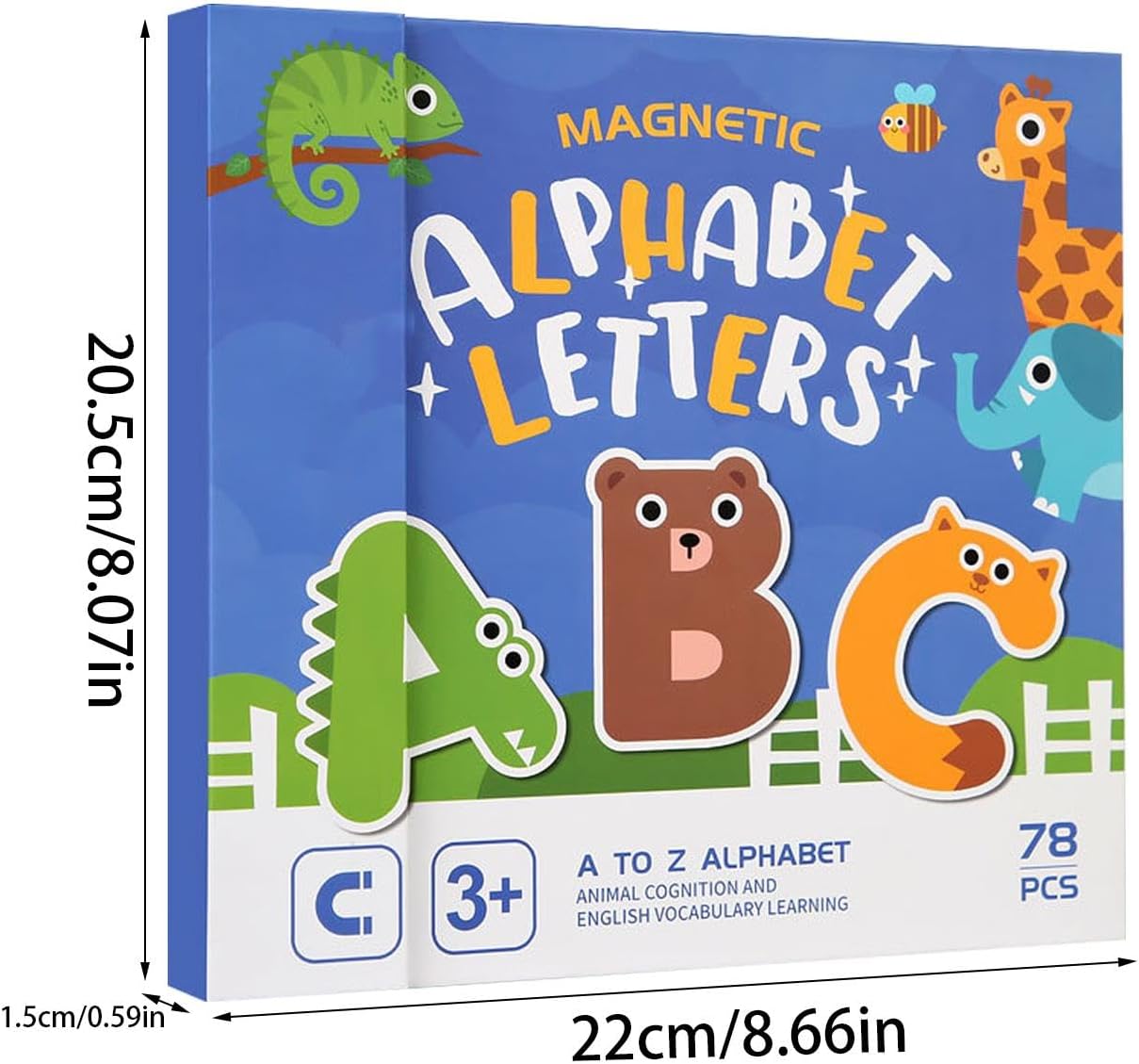 Magnetic Alphabet Letters | Cute Animal Alphabet Puzzles - Learning Spelling Games