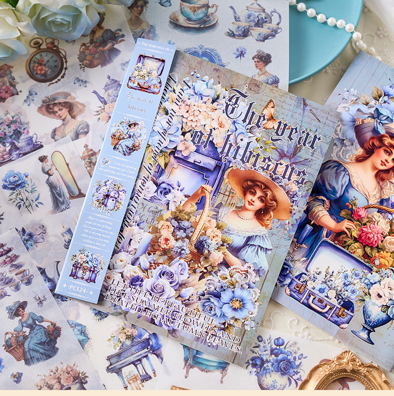 Victorian Vintage Sticker Book (24 Sheets Book)