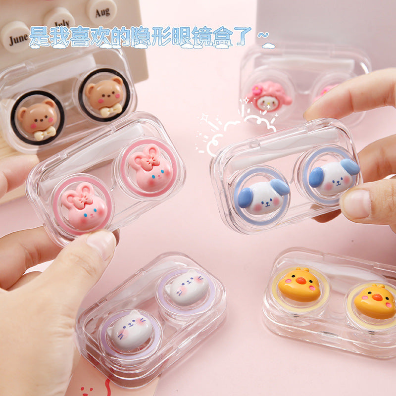 Contact Lens Case With Mirror