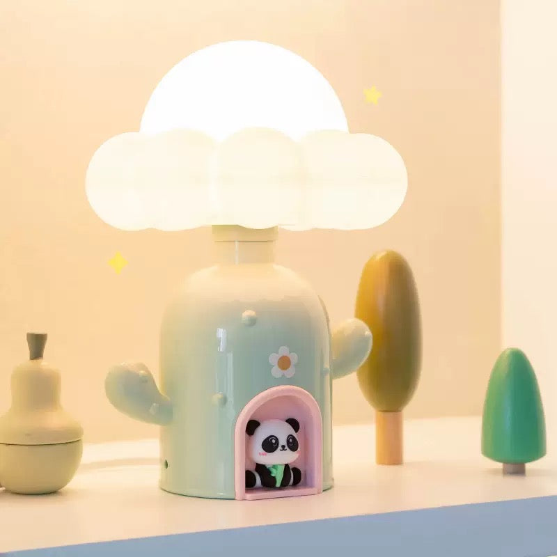 Panda Cactus Lamp