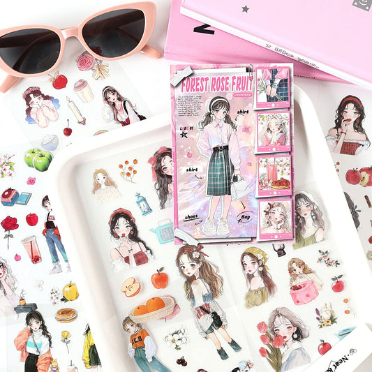 Character Theme Deco Sticker Book