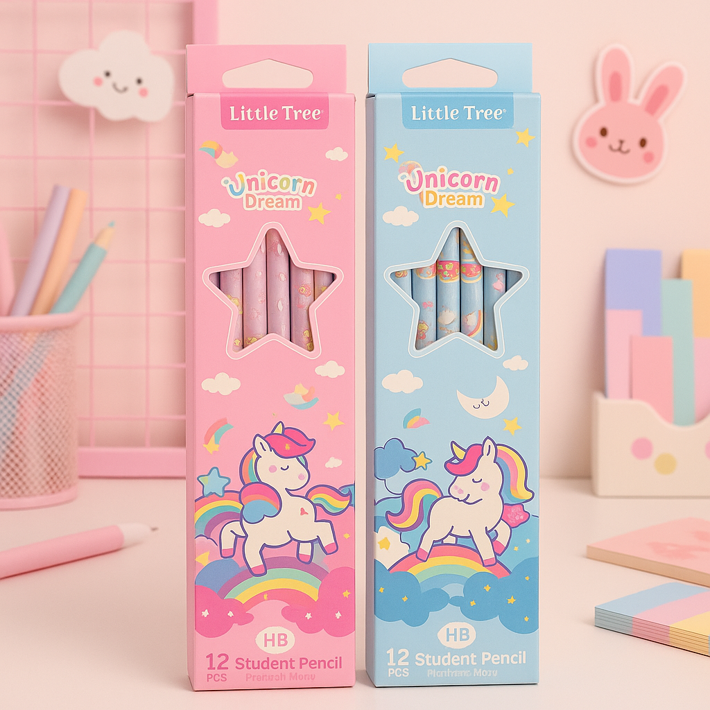 Unicorn Pencil Set (12pcs)