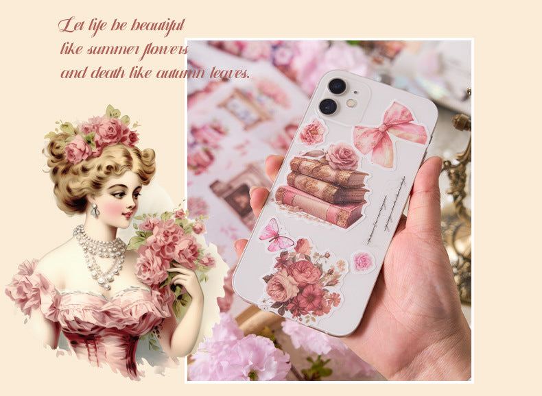 Victorian Vintage Sticker Book (24 Sheets Book)