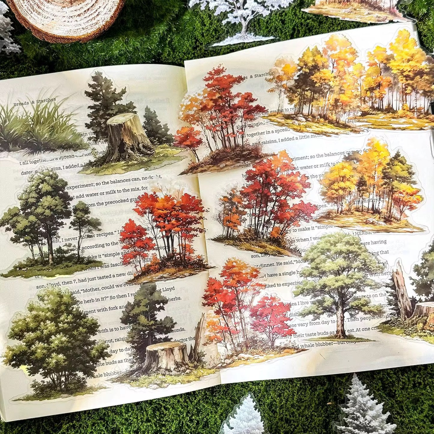 Green Forest Deco Stickers