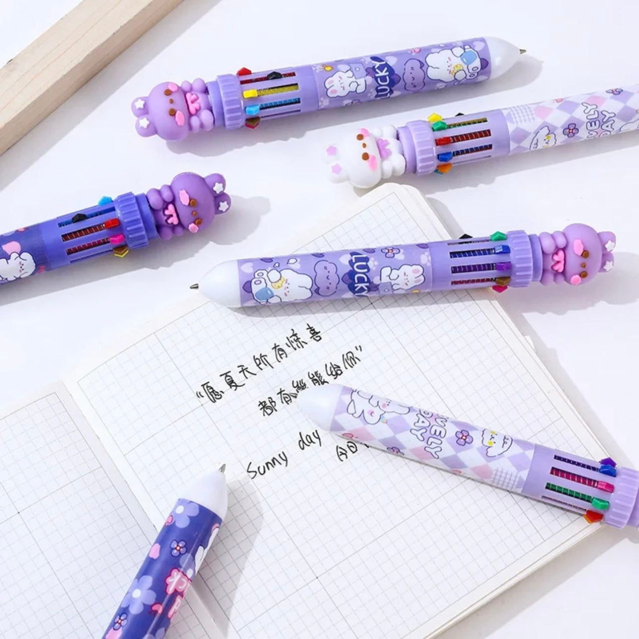 Lovely Bunny 10 in 1 Pen