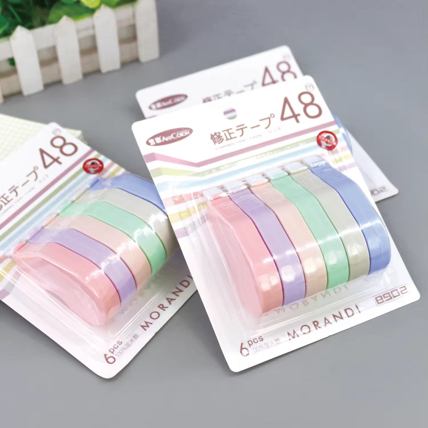 Morandi 6 Pcs Correction Tape