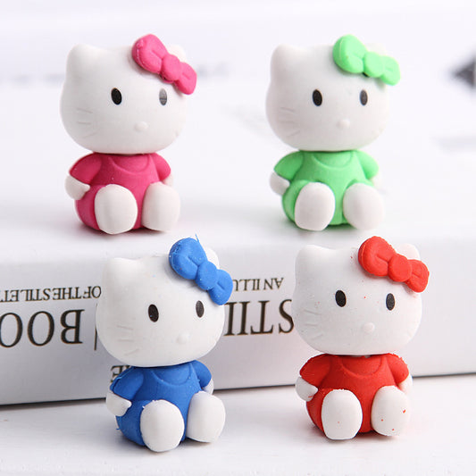 Kitty Eraser 4pcs Set