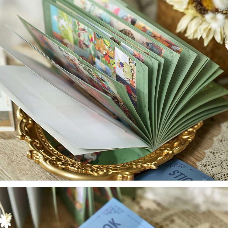 Vintage Sticker Book (20 sheet Included)