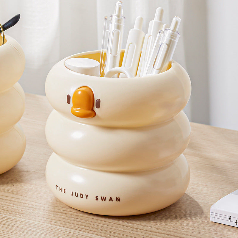 Kawaii Duck Pen Holder