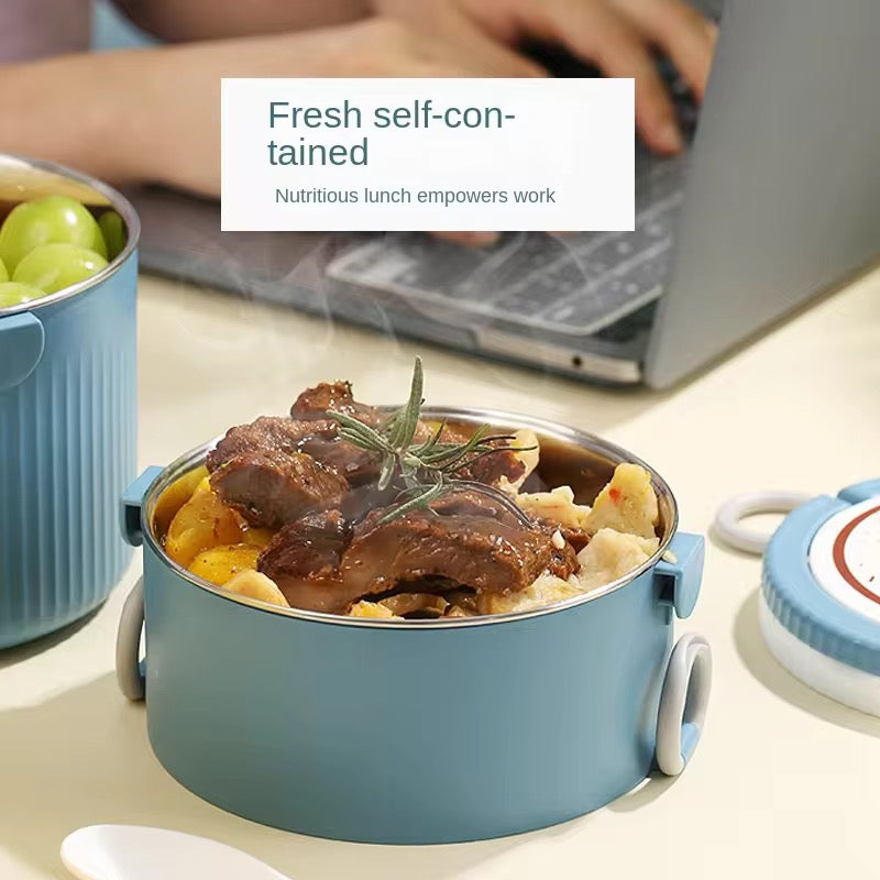 2 Layer Pot Thermal Office Lunch Box