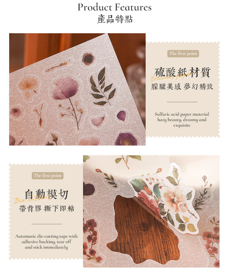 Butter Sheet Journal Stickers (6pcs Set)