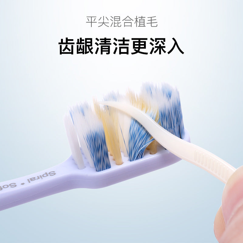 Dr White Brand Pastel Colors Adult Toothbrush 5pcs Combo