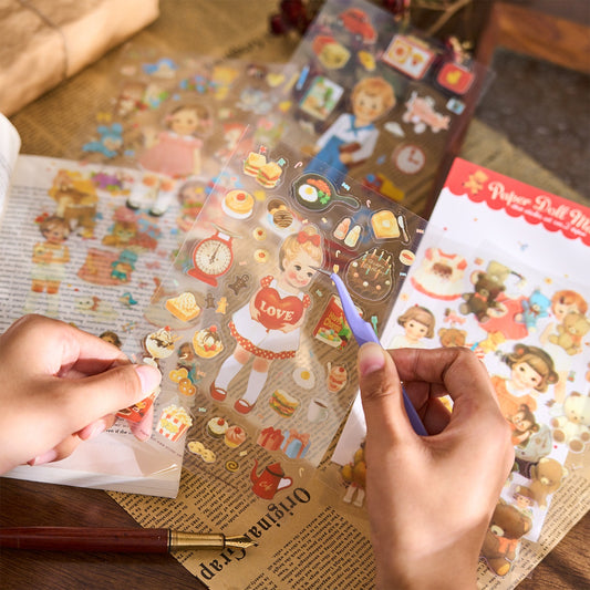Vintage Decorative Sticker(5sheet)