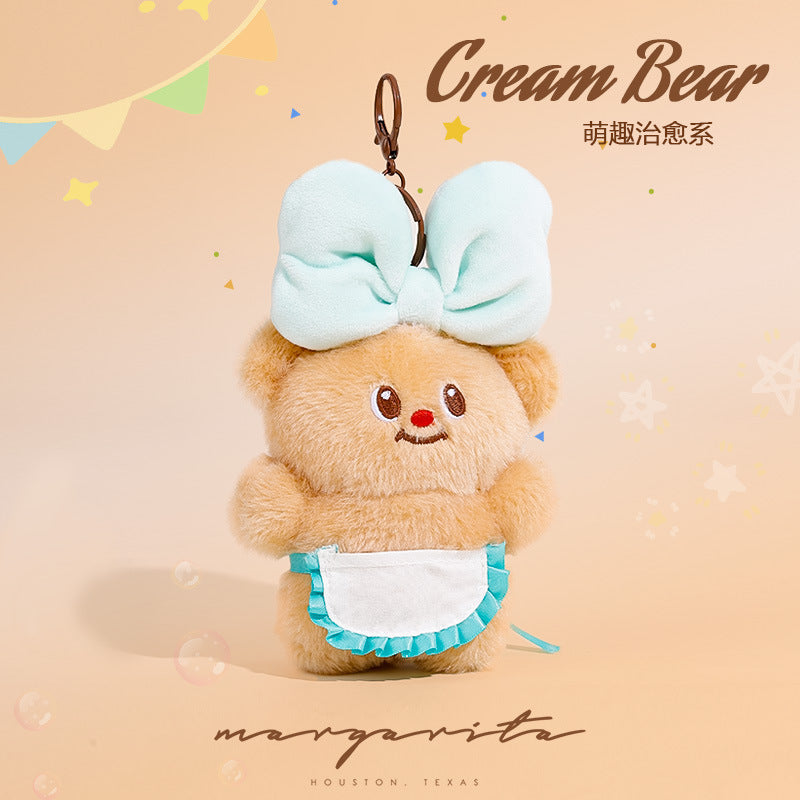 Butter Bear Plush Keychains