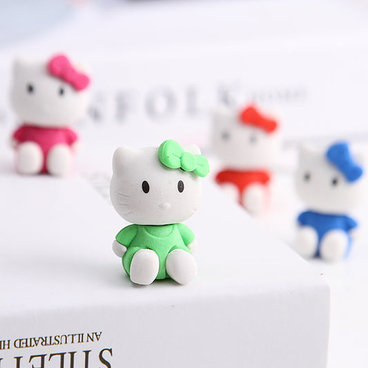 Kitty Eraser 4pcs Set